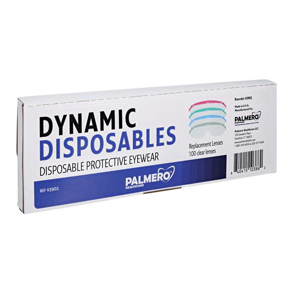 Dynamic Lentille Remplacement Transparent Optiquement clair Jetable 100/paquet