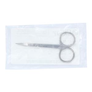 Iris Scissors Curved 4-1/2" Stainless Steel Non-Sterile Reusable Ea