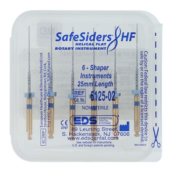 Safesider HF Shaping Rotary Instrument 25 mm Size #30 0.02 6/Pk