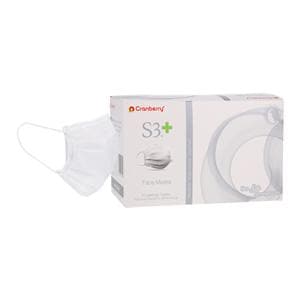 S3+ Masque ASTM niveau 3 Blanc Jetable Sans latex de caoutchouc naturel 50/boîte
