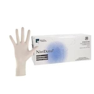 NitriDerm Nitrile Surgical Gloves 7.5 White
