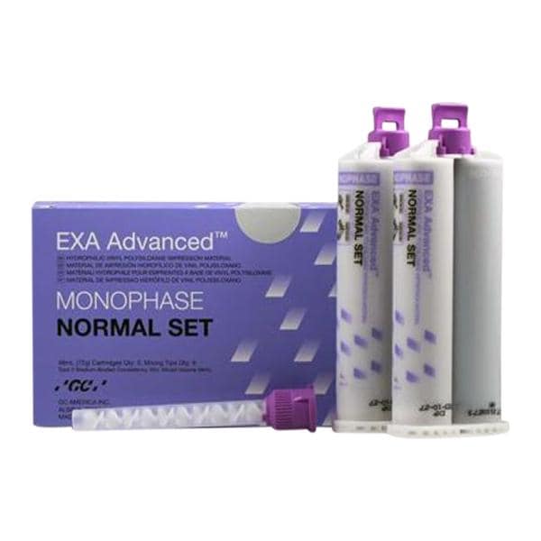 EXA ADVANCED Impression Material Crtrdg Nrml St 48 mL Monophs Refill w/ Tips Ea