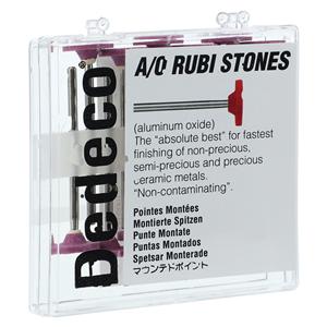 Aluminum Oxide Mounted Points Rubi Stones 12/Bx