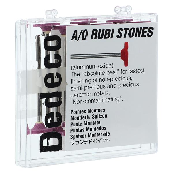 Aluminum Oxide Mounted Points Rubi Stones 12/Bx