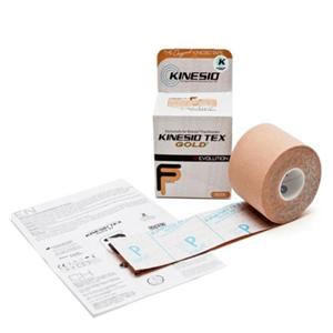 Kinesio Tex Gold FP Kinesiology Tape Cotton 2"x5.5yd Beige Non-Sterile 6Rl/Bx