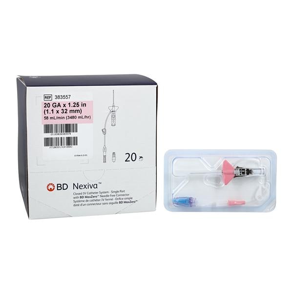 Nexiva Closed Catheter 20 Gauge 20/Bx, 4 BX/CA