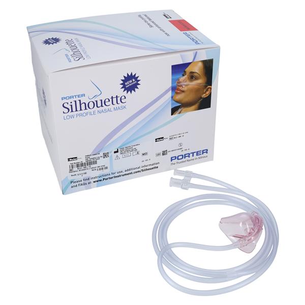 Silhouette Nitrous Oxide Nasal Masks & Breathing Circuit Small 12/Pk