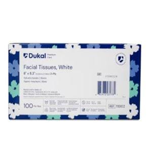 Facial Tissue White 2 Ply 100/BX