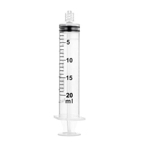 SOL-M Hypodermic Syringe 20mL No Dead Space 100/Bx, 8 BX/CA