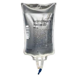 Baxter IV Injection Solution Lctd Rngr 500 Non-DEHP/Non-PVC Strl Plstc Cntn Bag