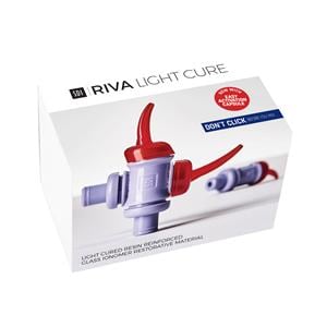 Riva Light Cure Glass Ionomer Capsule B2 Refill 50/Pk