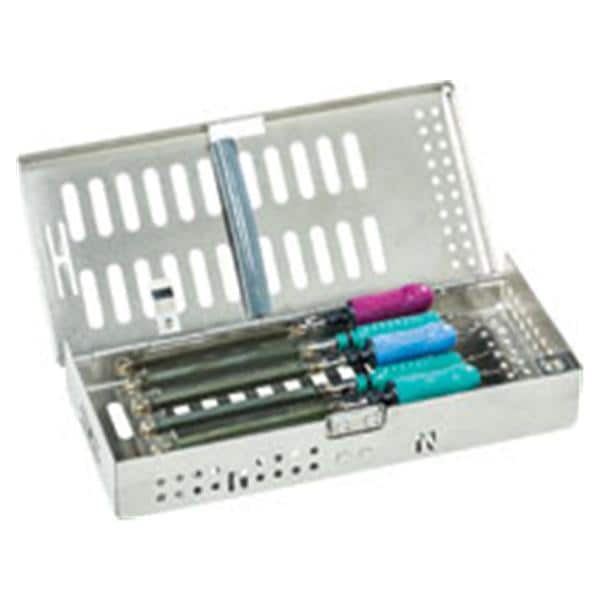 Cavitron Ultrasonic Cassette Stainless Steel 5 Instruments Ea