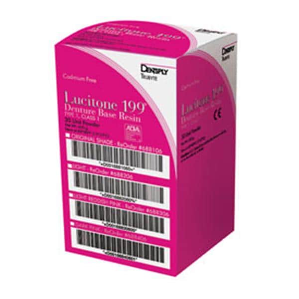 Lucitone 199 Denture Resin Acrylic Base Light Pink Pk