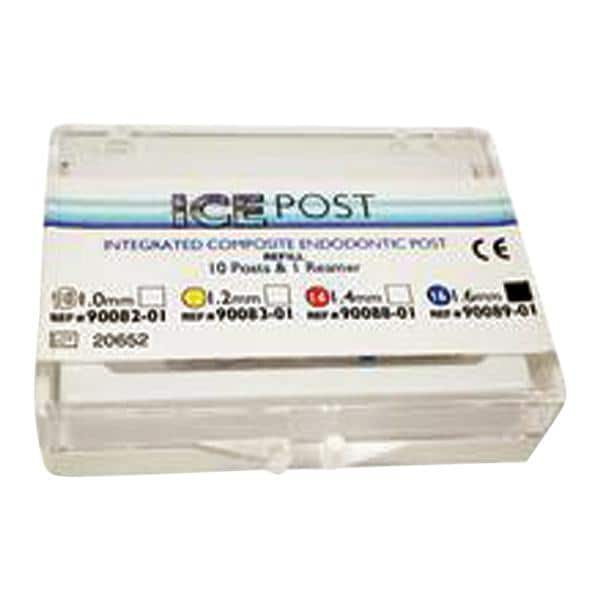ICE Post Fiber Posts Refill 1.6 mm Blue 10/Pk