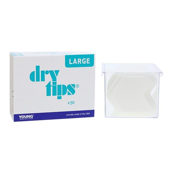 Dry Tips Cotton Roll Substitute White 50/Bx