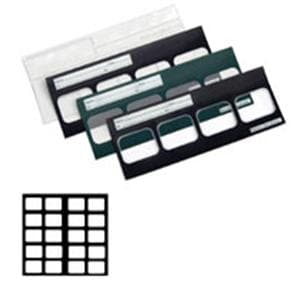 EZ-View Pocket Film Mounts 20HBW #2 Clear Vinyl 100/Bx