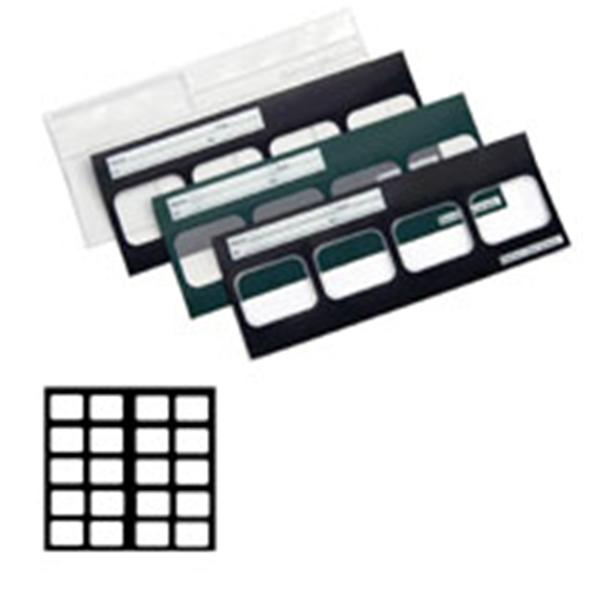 EZ-View Pocket Film Mounts 20HBW #2 Clear Vinyl 100/Bx