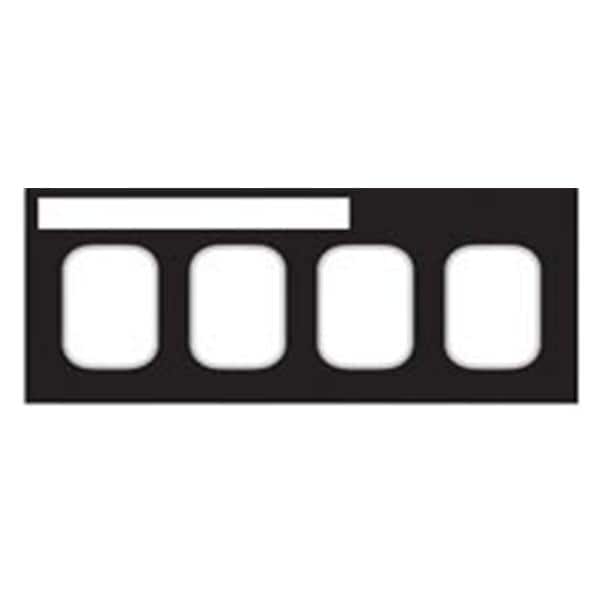 EZ-View Open Window Film Mounts 4V #2 Plastic 100/Bx