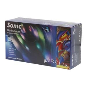 Sonic Exam Gloves X-Large Indigo Non-Sterile