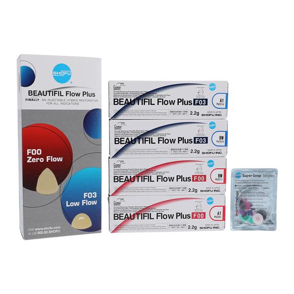 Beautifil Flow Plus Syringe Composite Assorted Pedo Kit Ea