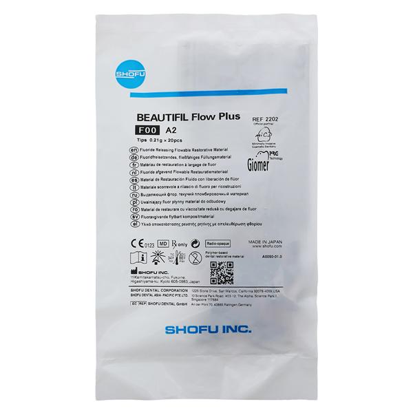 Beautifil Flow Plus F00 Tip Composite A2 Refill 20/Pk