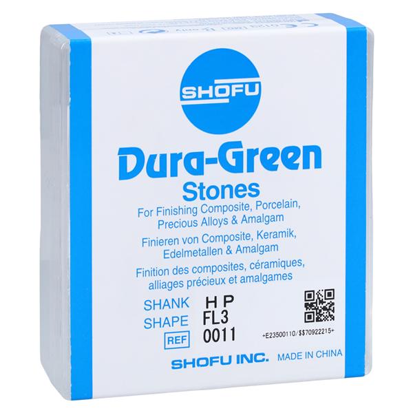Dura-Green Mounted Stones Green 12/Bx