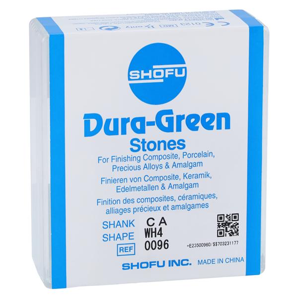 Dura-Green Mounted Stones Green 12/Bx