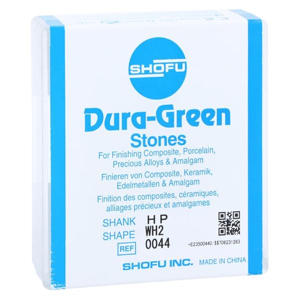 Dura-Green Mounted Stones Green 12/Bx
