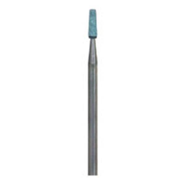 Dura-Green Mounted Stones Fine Tapered Cylinder Green 12/Bx