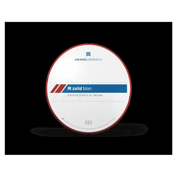 Zolid Bion Zirconia Disc A1 98x25 Ea