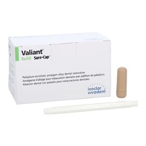 Valiant SureCap Alloy Capsules Double Spill Regular Set 50/Bx