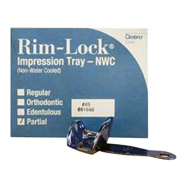Rim-Lock Partial Impression Tray Non Perforated 45 Ea