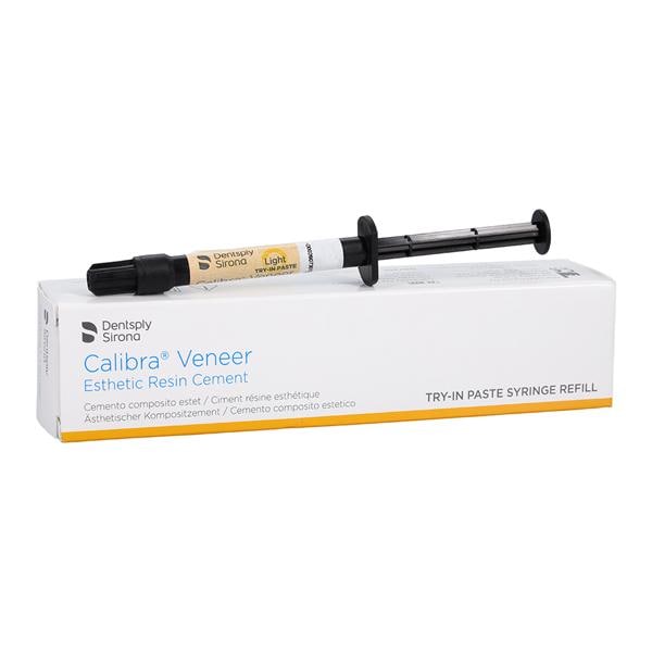 Calibra Veneer Ciment Résine Lumière Recharge de seringue 1,8 g 2/pqt