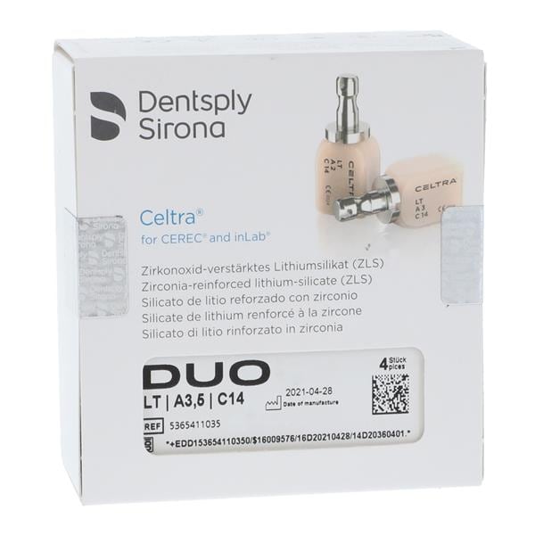 Bloc Celtra Duo Cerec C14 LT 4/Paquet