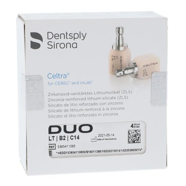 Bloc Celtra Duo Cerec C14 LT 4/Paquet