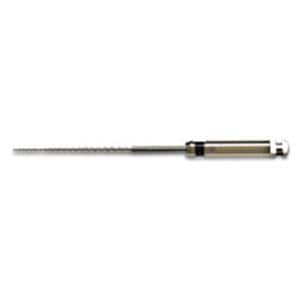 Rotary Hedstrom Files 25 mm Size 50 Stainless Steel Yellow 6/Pk