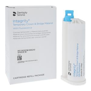 Integrity Temporary Material Shade B1 Cartridge Refill Package