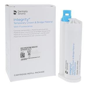 Integrity Temporary Material Shade A3.5 Cartridge Refill Package