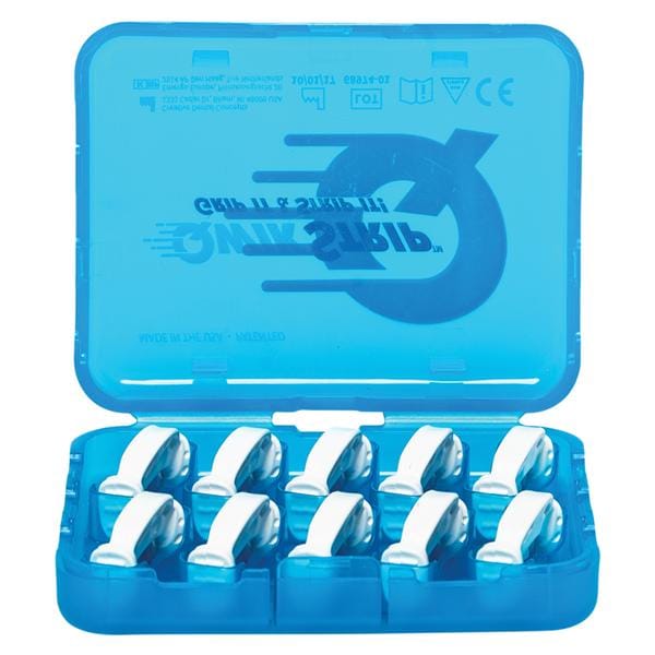 QwikStrip dentelé blanc 10/Paquet