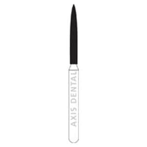 NTI Fraise diamantée Prise par friction tige courte Rugueuse 863-012C 5/paquet