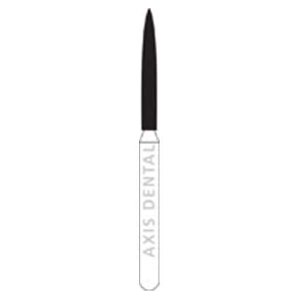 NTI Fraise diamantée Prise par friction tige courte Rugueuse 863-012C 5/paquet