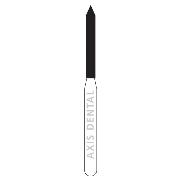 NTI Fraise diamantée Prise par friction Rugueuse 886-012C 5/paquet