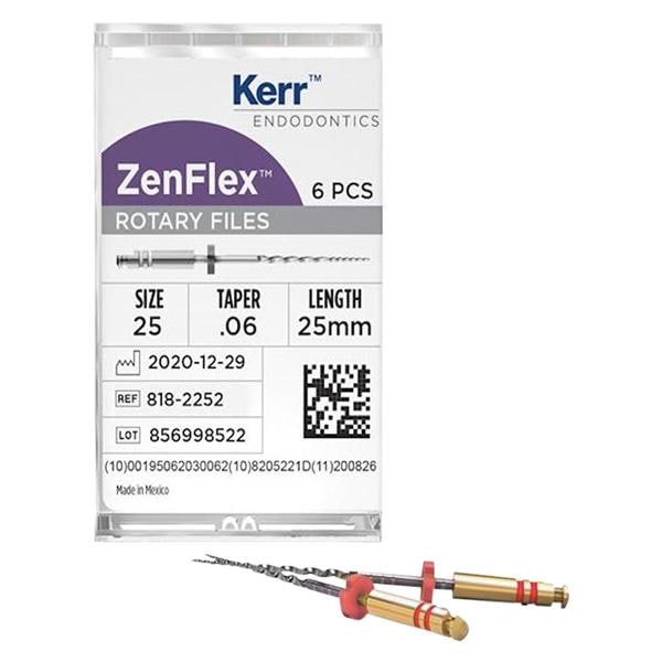 Zenflex lime NiTi .04 21mm 6/Paquet