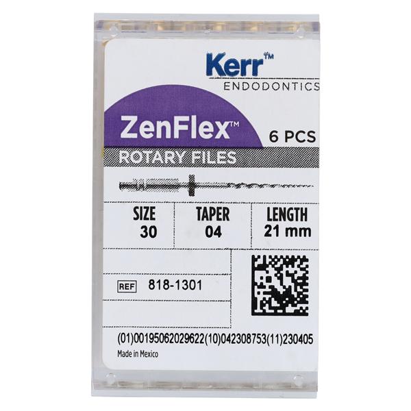 Zenflex lime NiTi .04 21mm 6/Paquet
