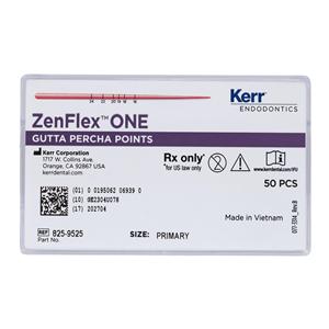 ZenFlex ONE Hand Rolled Gutta Percha Points Red 50/Bx
