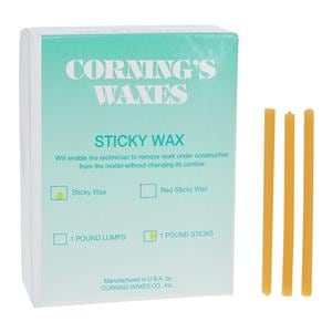 Cire collante Longs b tons Jaune 1 lb