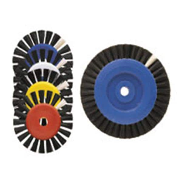 Lathe Hatho Special Brush 1-Row Wheel Plastic Hub Black 12/Pk