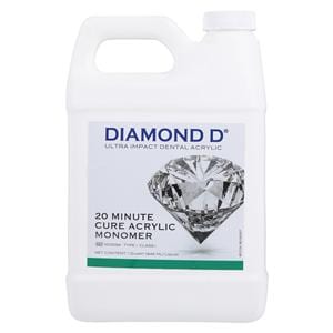 Diamond D Denture Resin Polymer Heat Cure 32oz/Bt