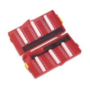 Counter Needle Devon Single Foam Strips 15/15 Clear/Red 96/Ca