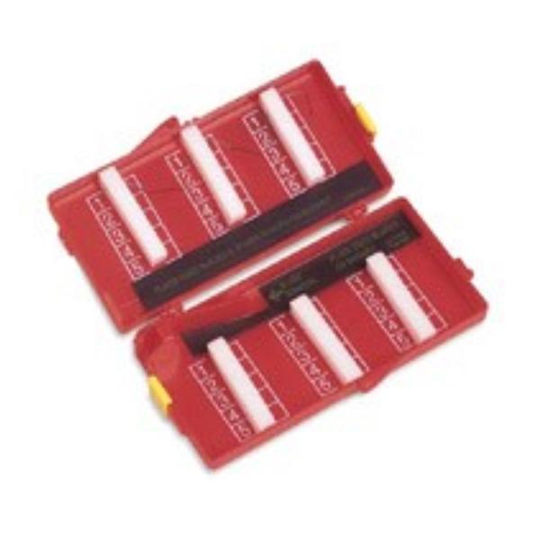Counter Needle Devon Single Foam Strips 15/15 Clear/Red 96/Ca